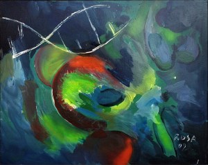 Virus e DNA, 2009 - 103x82