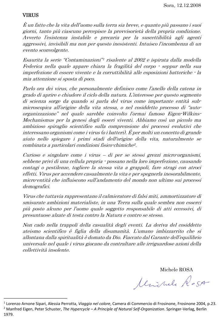 Virus soggetto pittorico